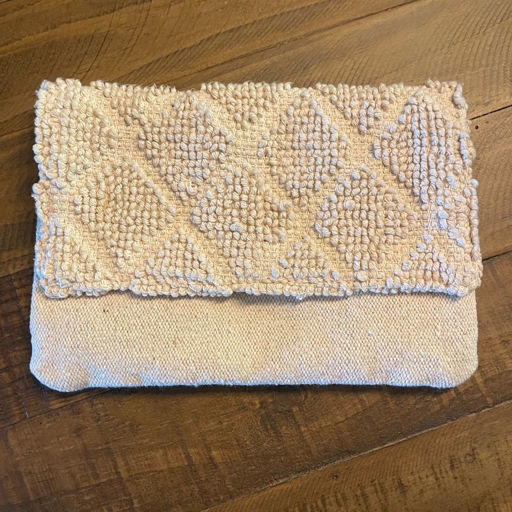 Off White Merona Clutch